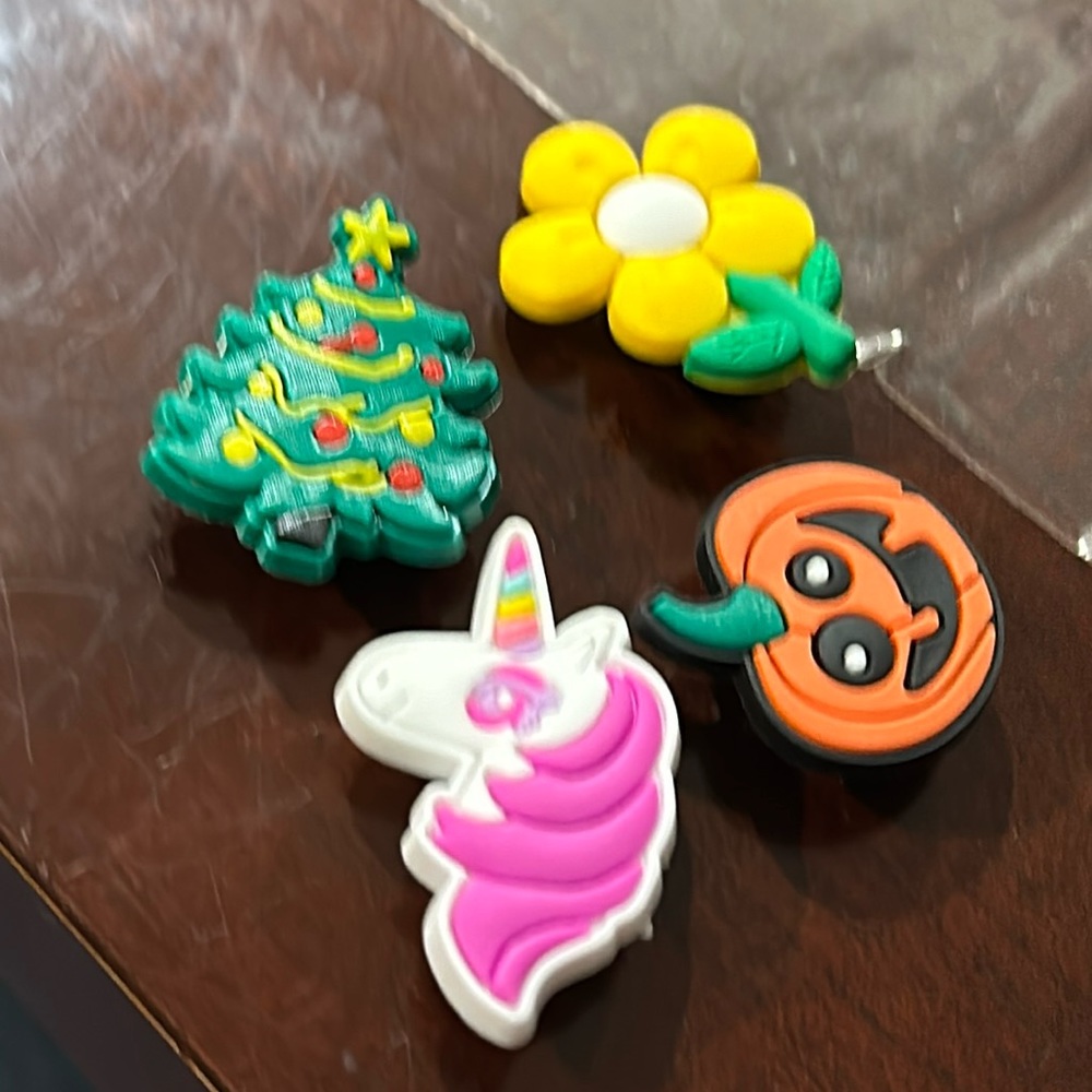 NWT 4 Cartoon Shoe charms